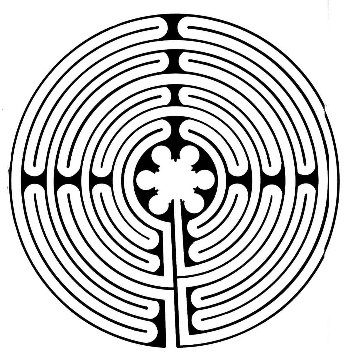 Мандала лабиринта №1.