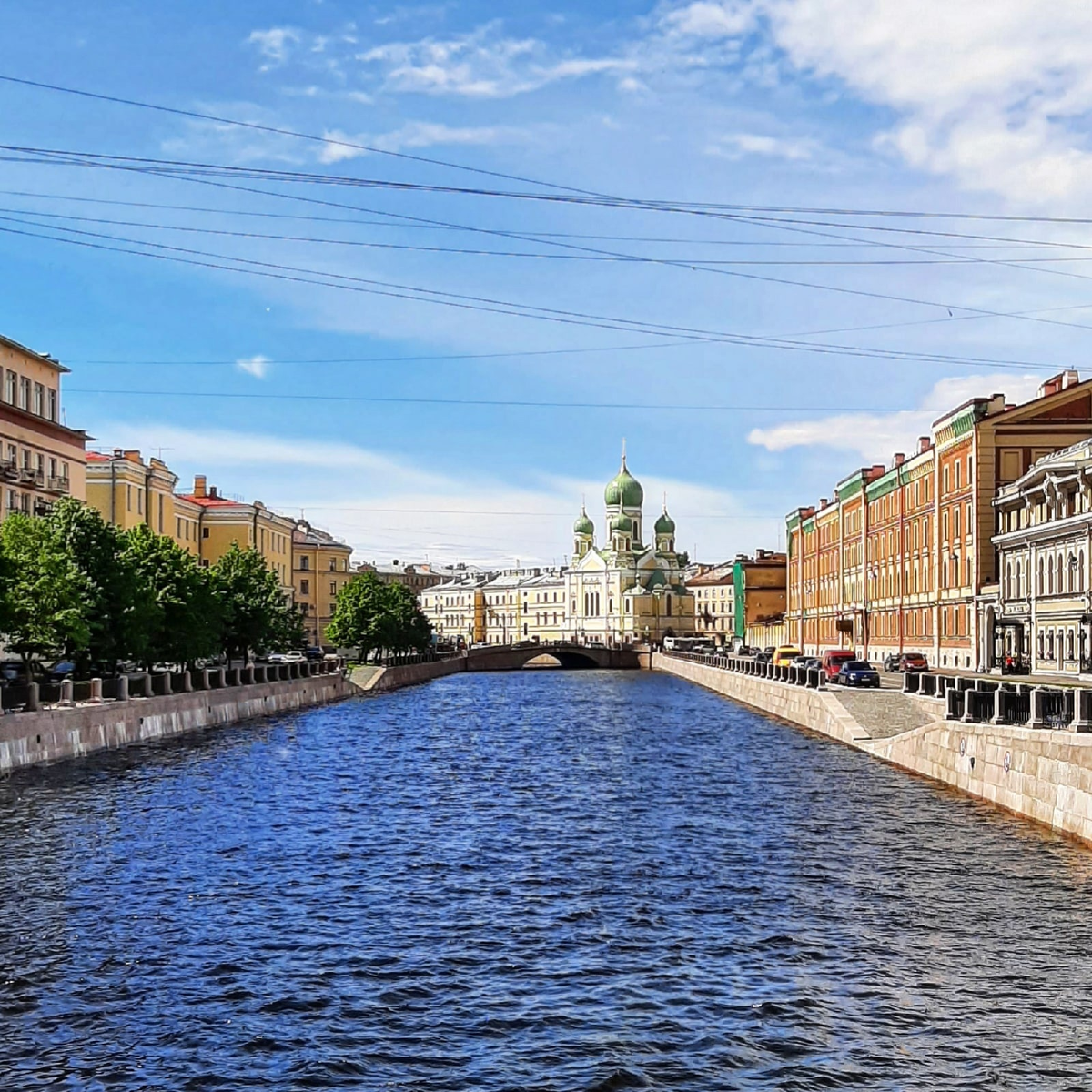вид на Могилёвский мост из «семимостья»