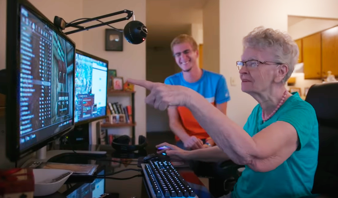 Известная бабушка Skyrim