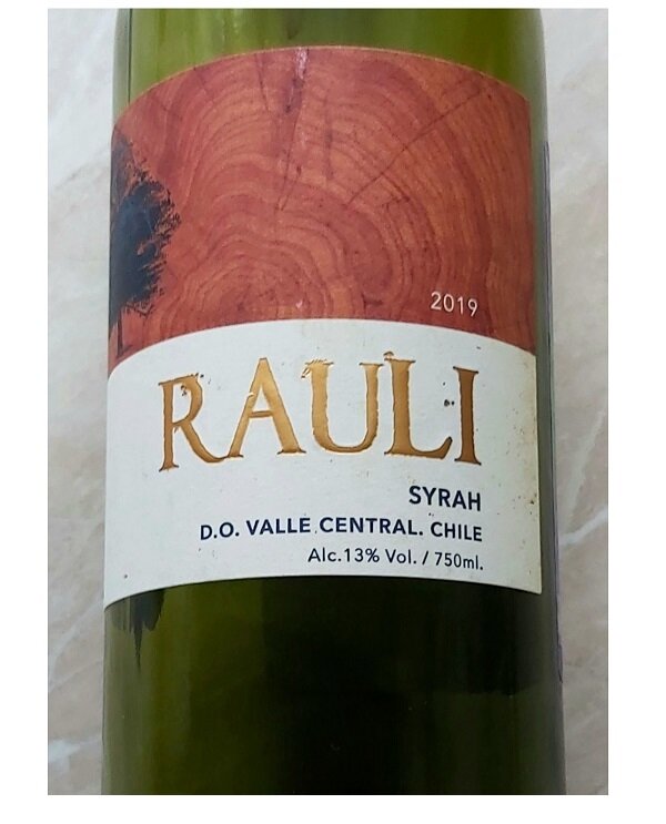 Чилийское вино Rauli Syrah 2019