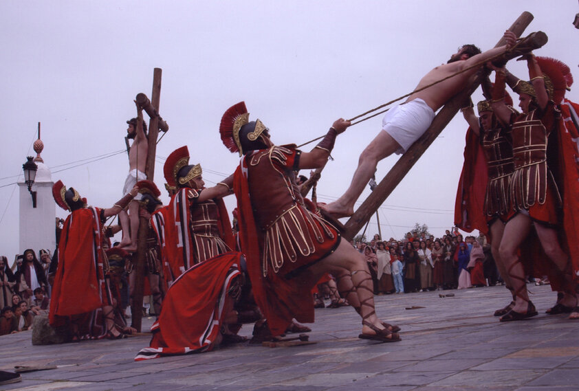 Распятие. Историческая реконструкция.