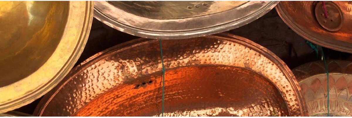 Такая медная посуда продается на турецких рынках