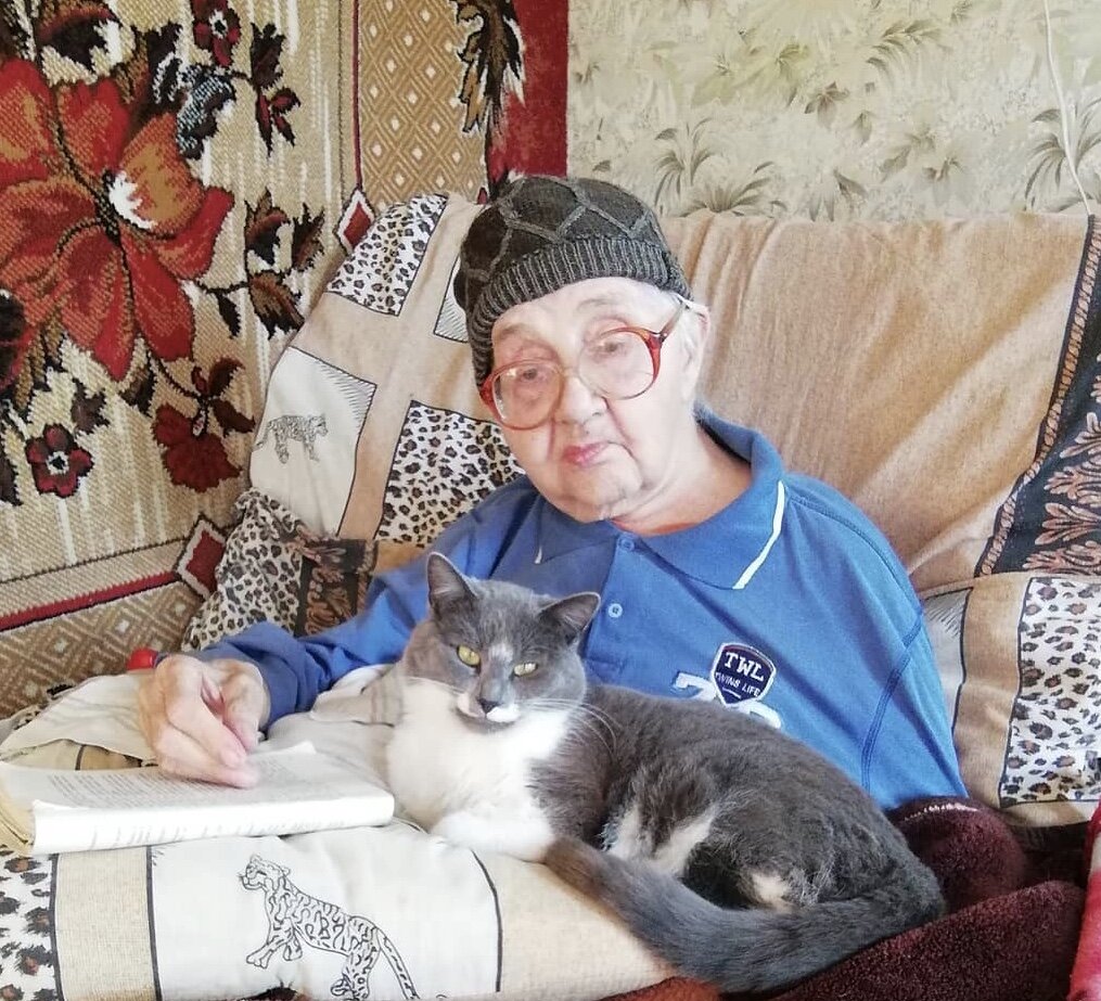 Мамам и кот Кузя