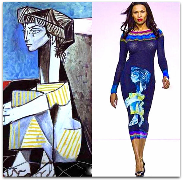 Платье по картине Пабло Пикассо