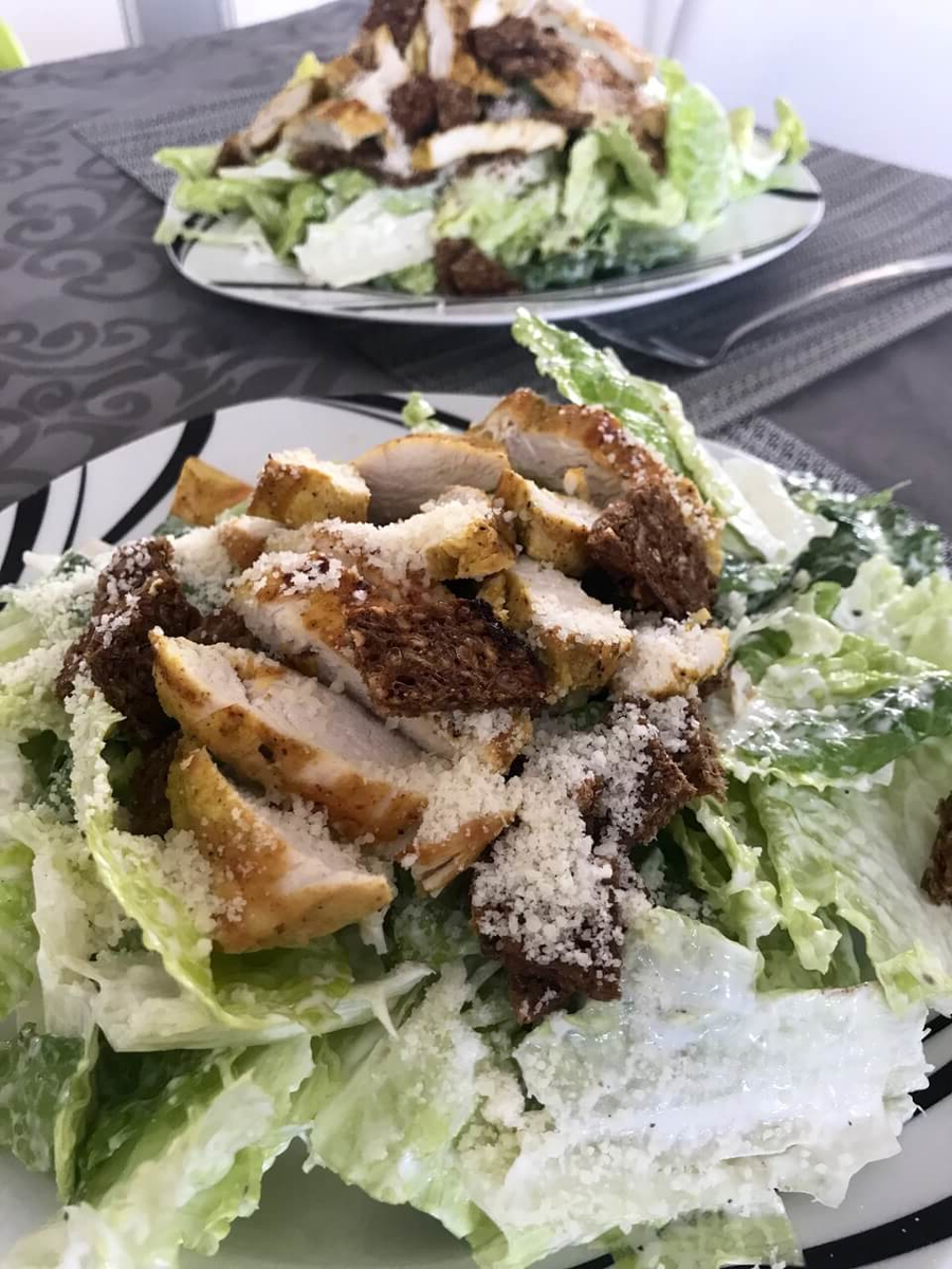 цезарь салат диета похудение