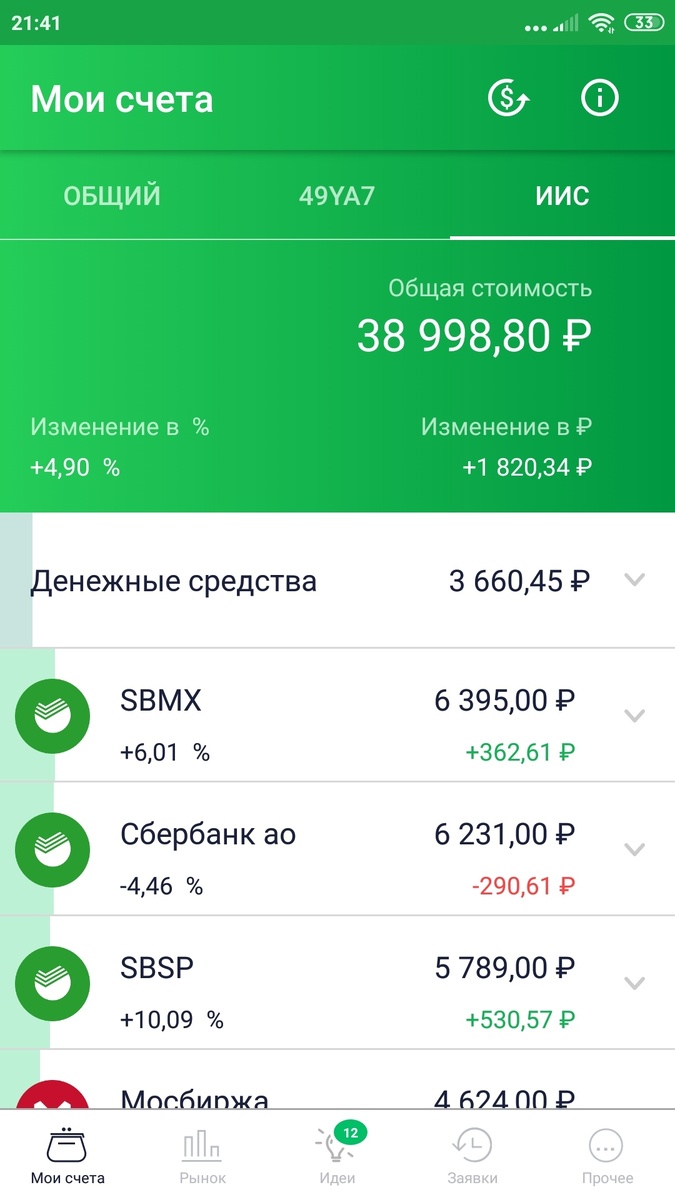 Вот собственно мой ОГРОМНЫЙ) портфель