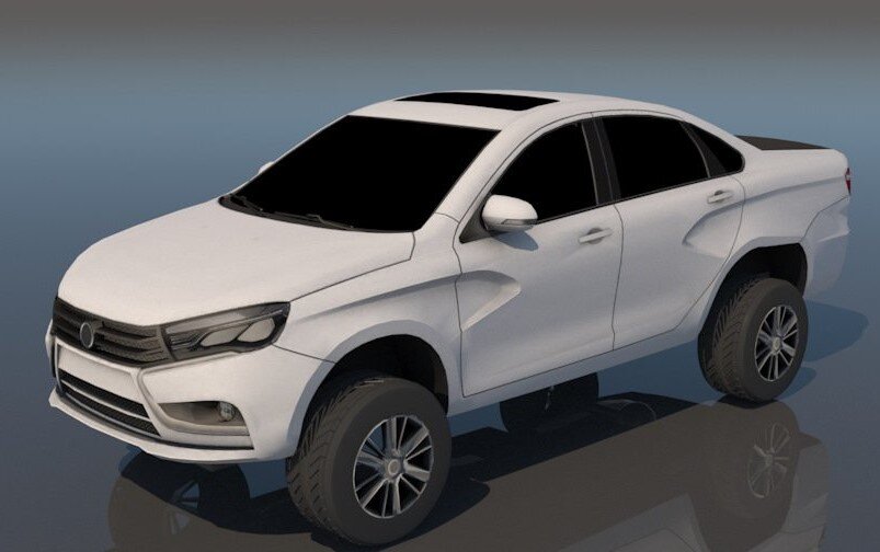 Пикап из LADA Vesta