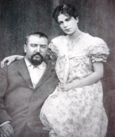 Александр Куприн с женой Елизаветой Гейнрих