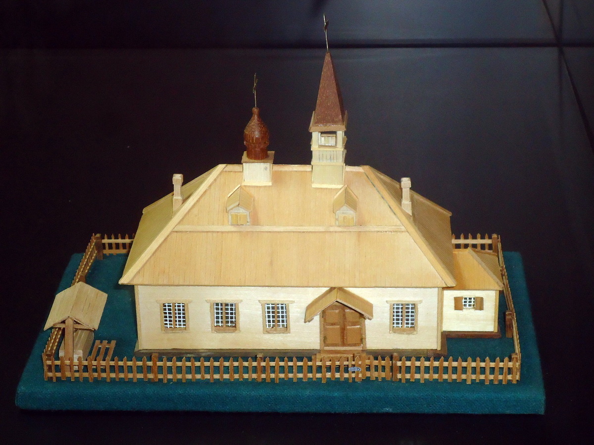 Макет первой Исаакиевской церкви (находится в Исаакиевском соборе).