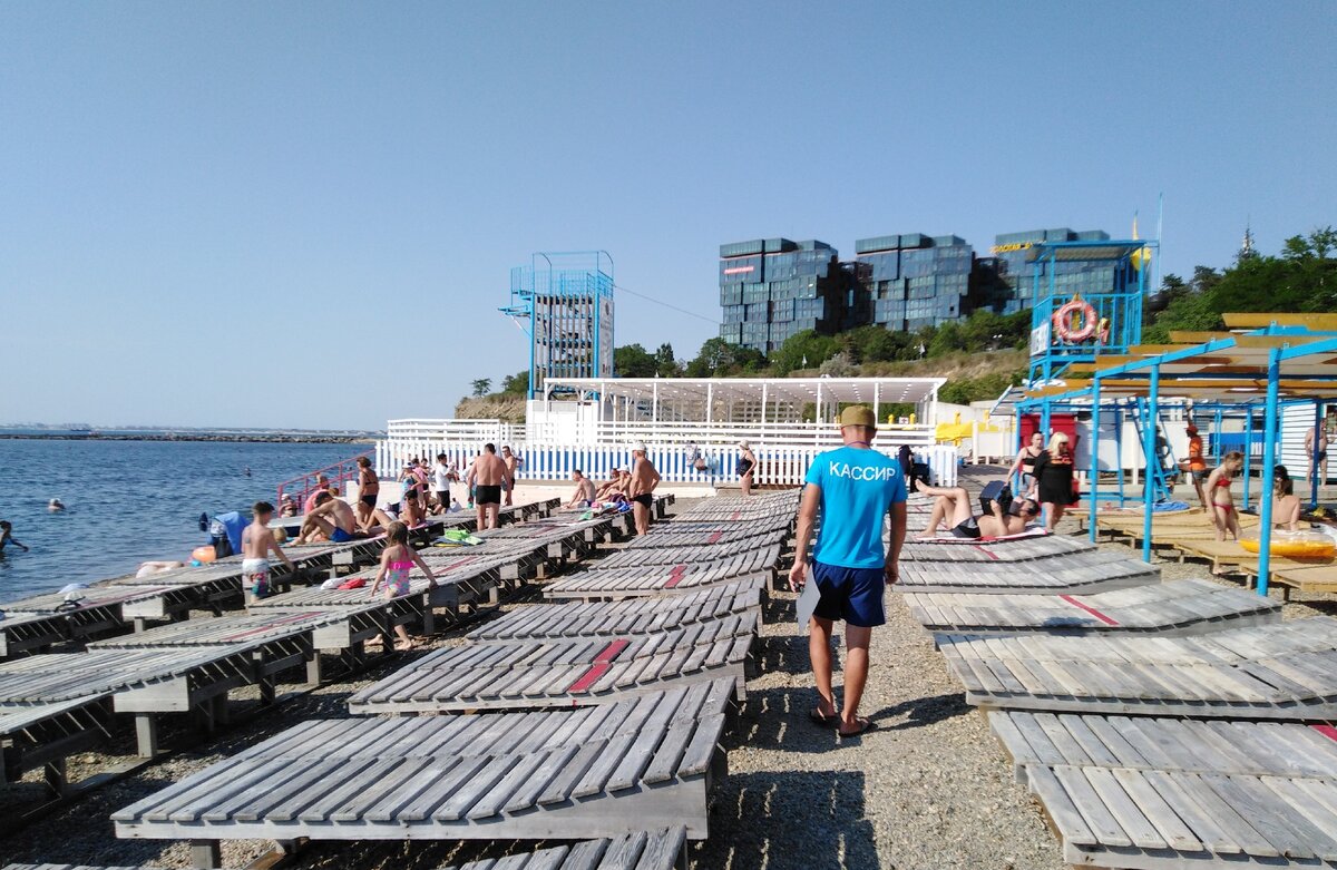 Набережная пляж в анапе