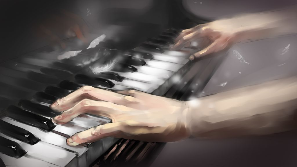 Снимаю с клавиши рояль. Пианист арт. Пианино арт. Фортепиано. Пианист арты.