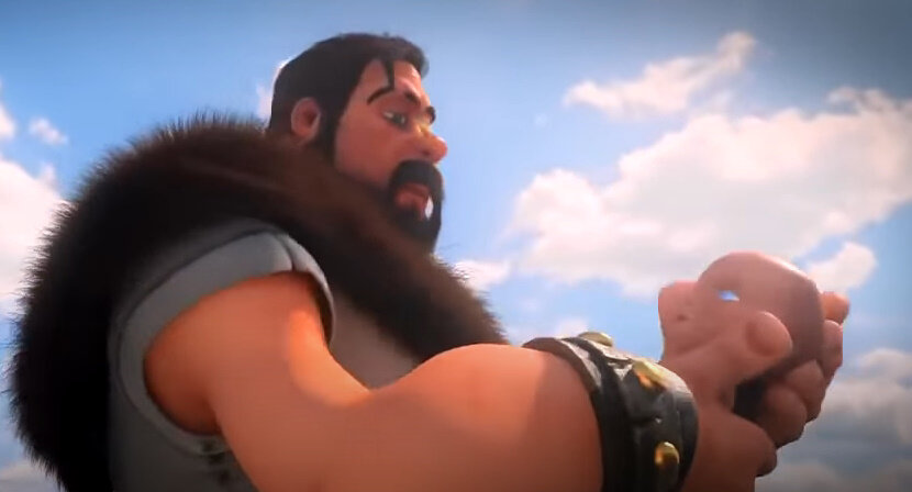 Отрывок из мультфильма «Богатырша»