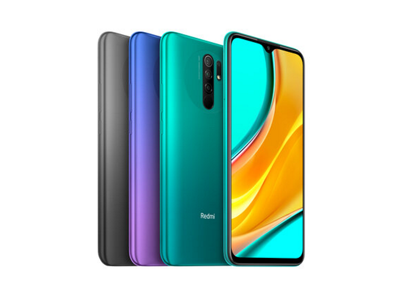 Redmi 9A доступен в трех цветах - сером, синем и зеленом.
