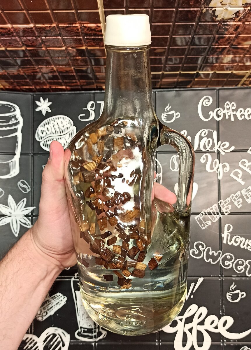 бутылка с дубовыми чипсами сладкая ваниль