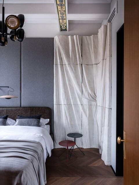 Фрагмент спальни. Здесь и далее фото из проектов Светланы Дикушиной.