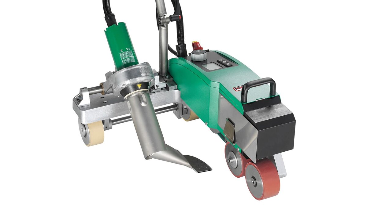 профессиональный аппарат для автоматической сварки ПВХ мембран.