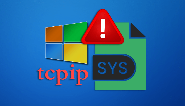 Ошибка tcpip.sys в Windows