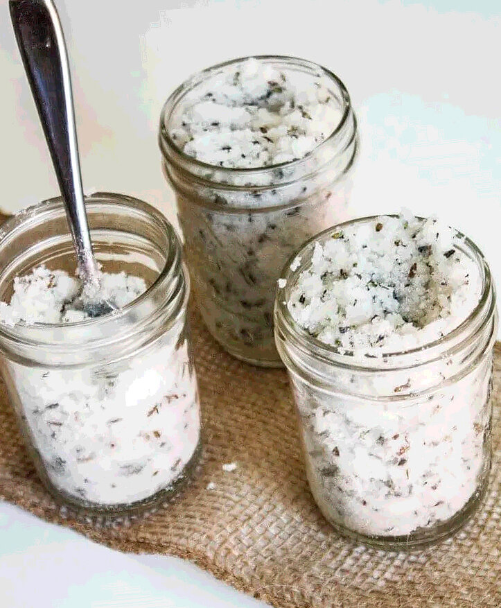 Готовый скраб с лавандой