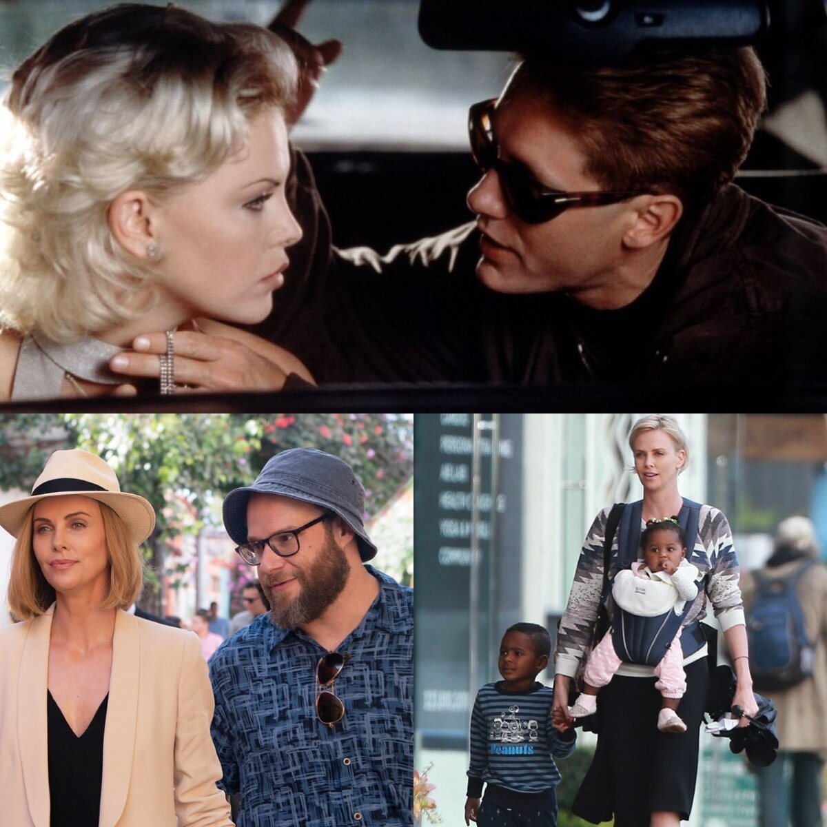 1.Фрагмент из фильма «Два дня в Долине» 2. Фрагмент из фильма «Та ещё парочка» 3.Актриса с детьми