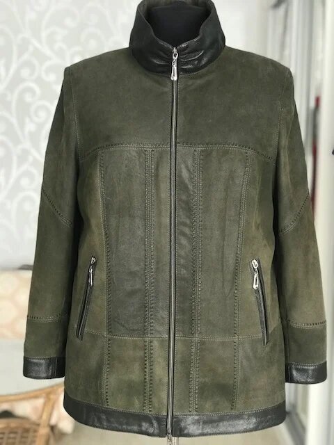 Полная переделка кожаного пальто в куртку. Ателье Ирины Берзиной.