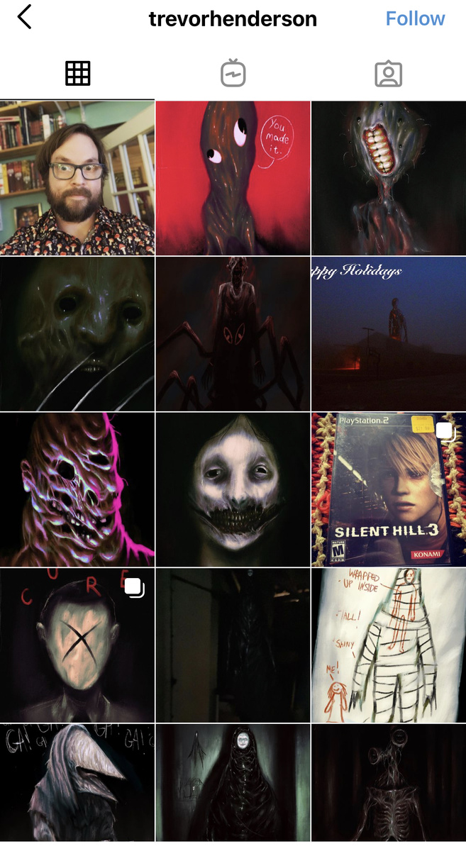 Инстаграм создателя Сиреноголового