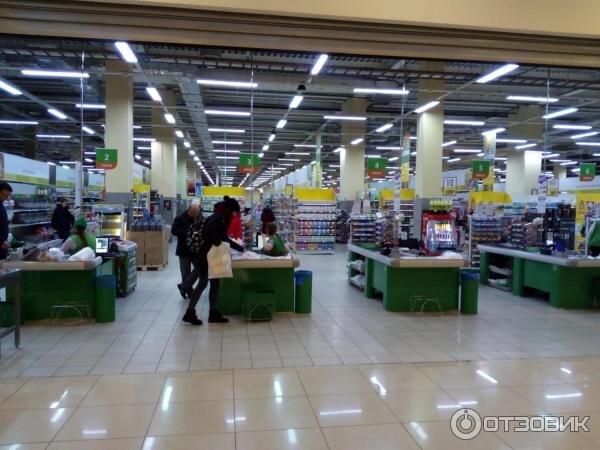 Типичная зона касс