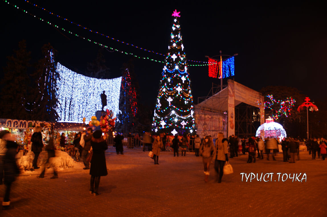 Новый год-2013. Главная ёлка Ростова