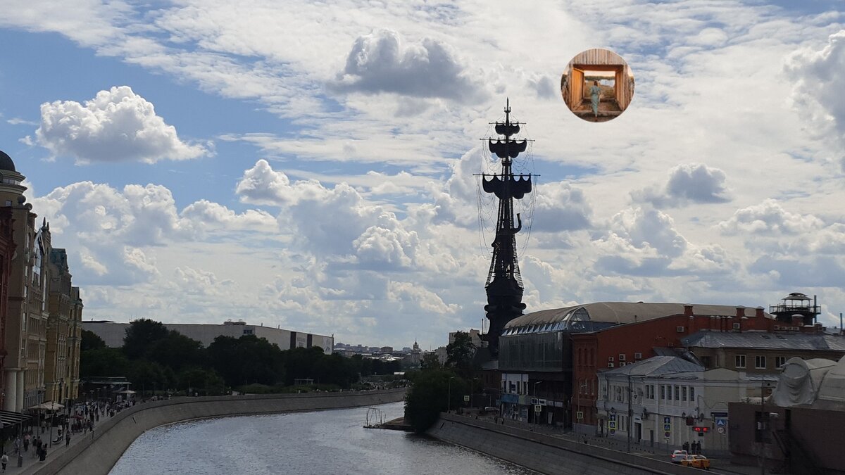 Любимая Москва, Водоотводный канал, вид с Патриаршего моста, лето 2020