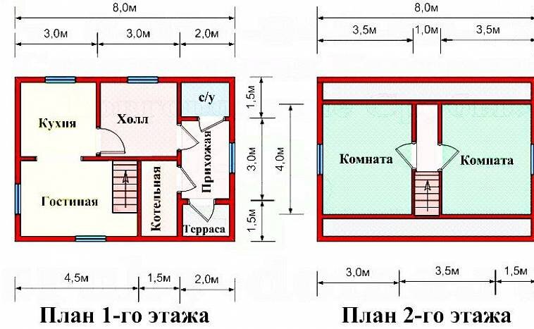 Проекты планировка домов 6х8 Выбираем проект дома 6*8 КатеринаДобрилово Дзен