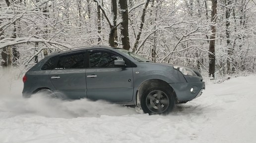 Renault koleos 1 поколения и как он едет, монолог о машине, езда от первого  лица