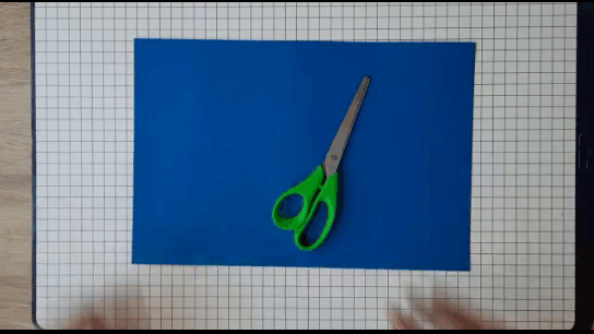 Итак, для основы - приготовим картон голубого цвета. 