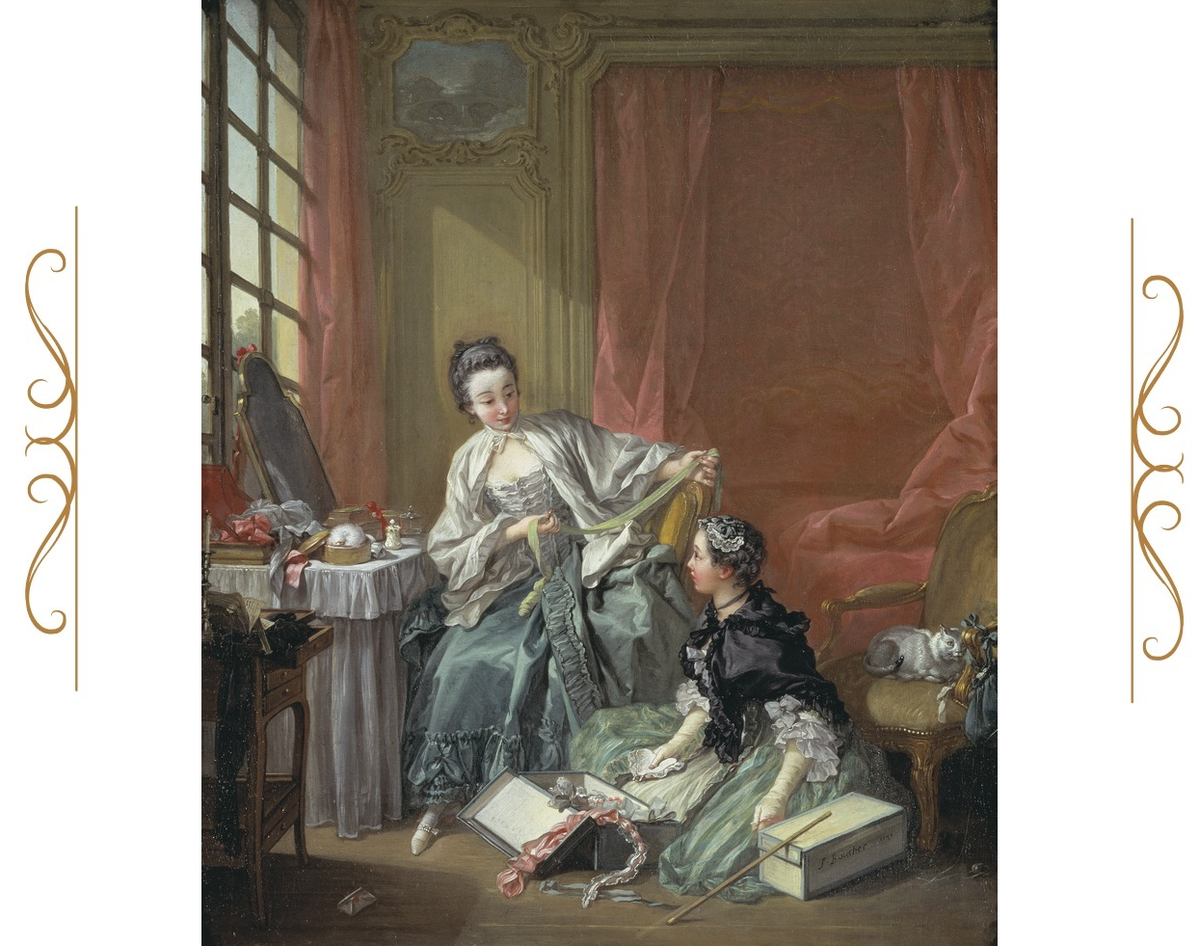 "Модистка", Франсуа Буше, 1746. (сс) Wikimedia Commons