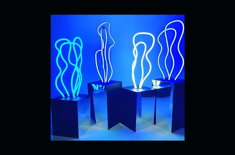 Неоновые скульптуры Ольги Резановой, созданные по мотивам творчества Анри Матисса