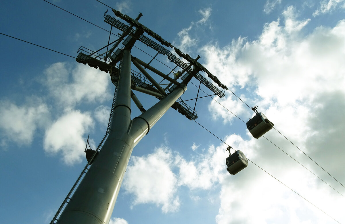 Канатная дорога — новый для Москвы вид транспорта и ещё одна точка притяжения нашего любимого города / Фото Леонида Антропова