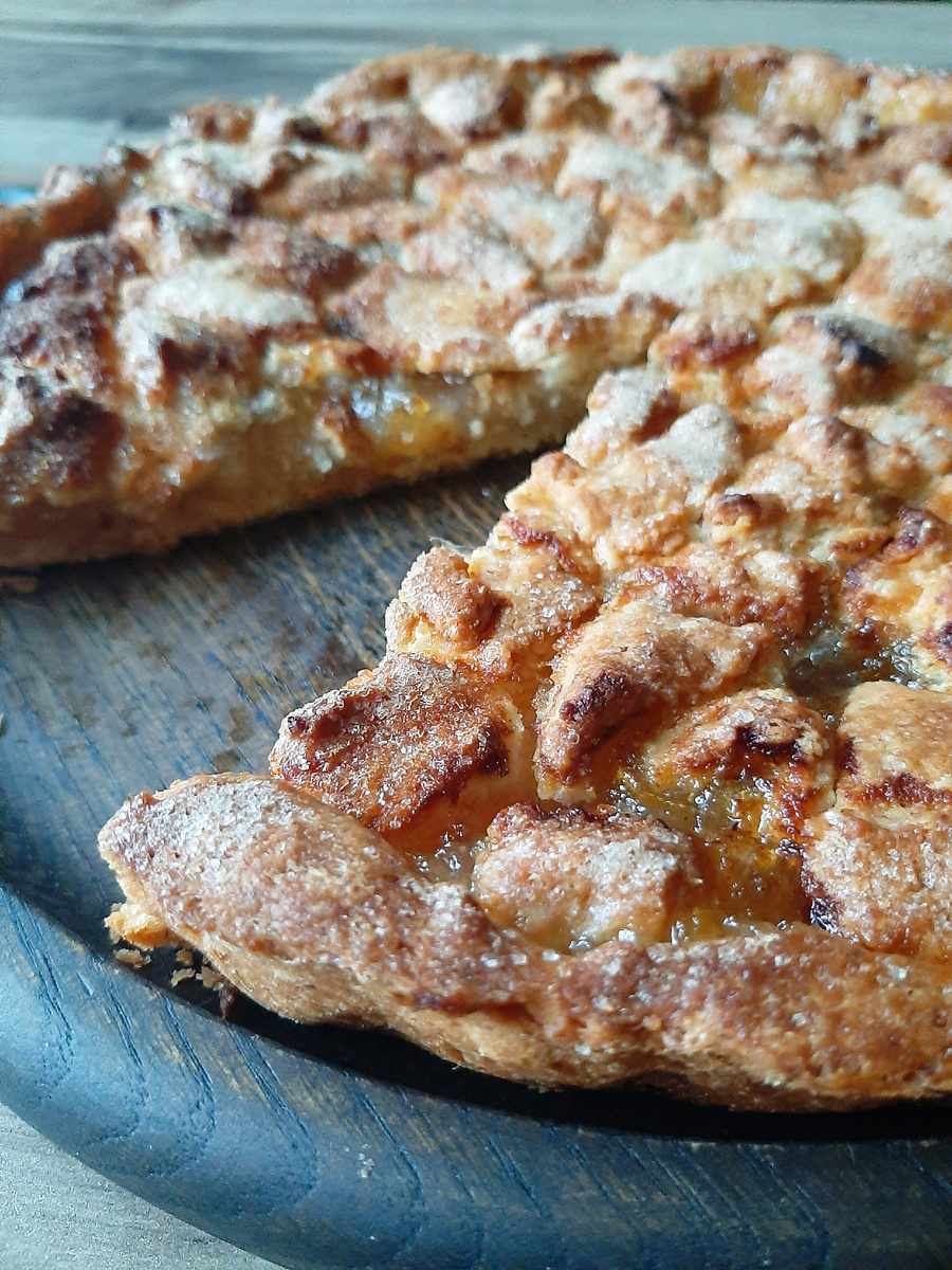 Лимонный пирог на рассыпчатом тесте. Фото автора