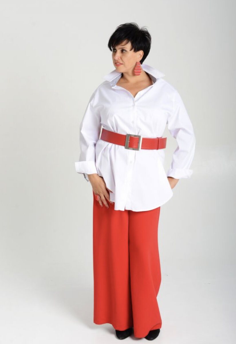 Образ с брюками-палаццо