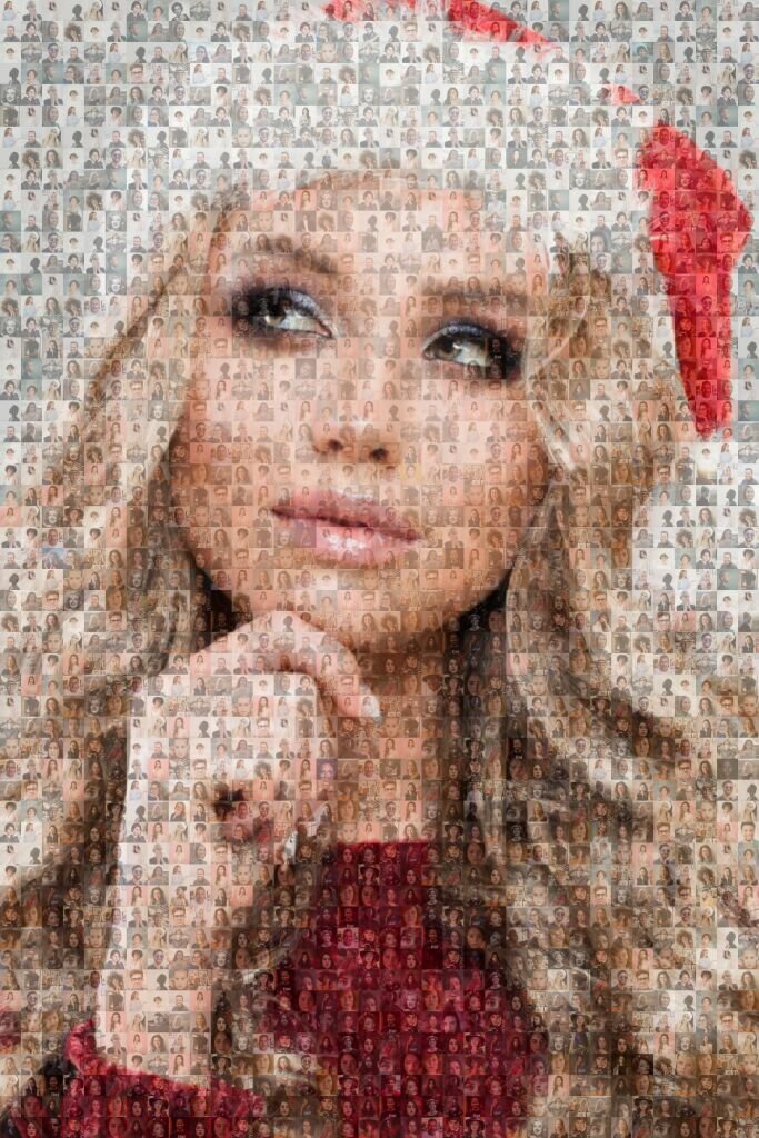 Мозаичный портрет.