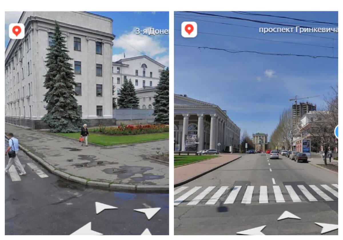 Кадры панорам Яндекс.Карт / Мой коллаж