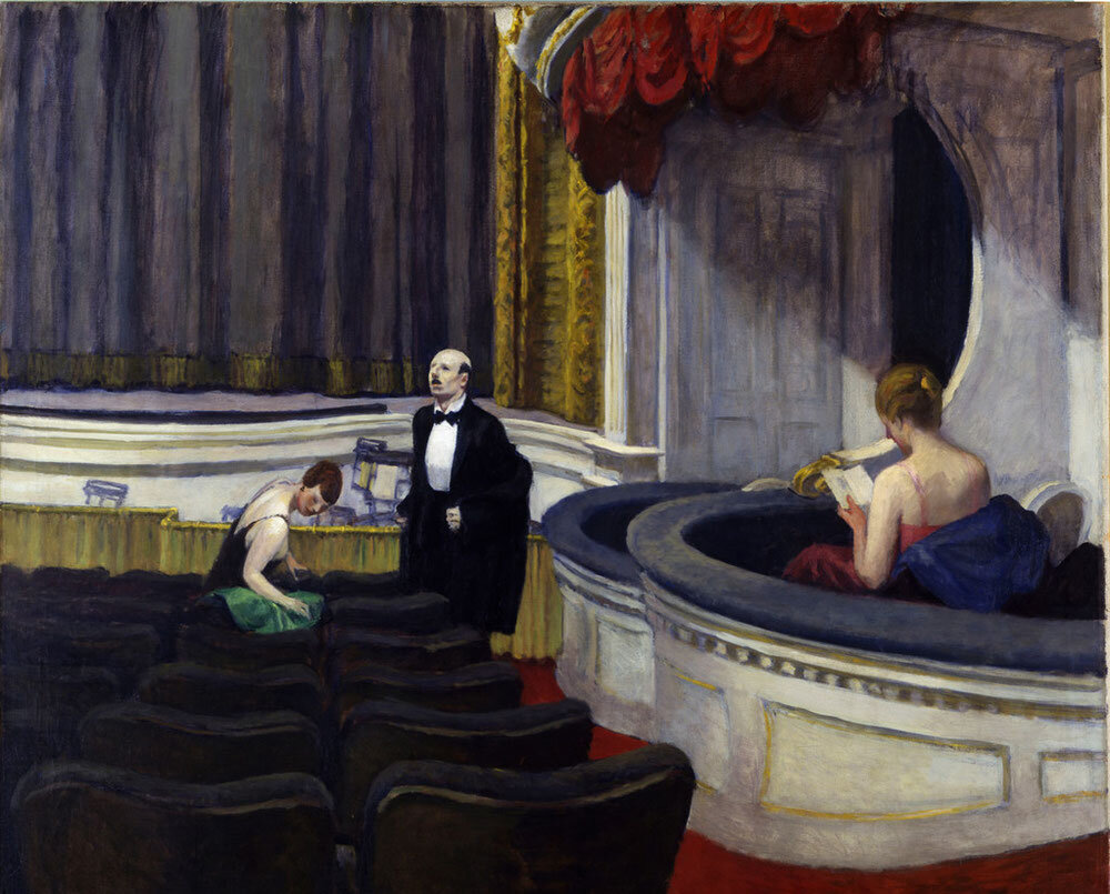 "Двое в партере" (1927), Музей искусств Толедо.