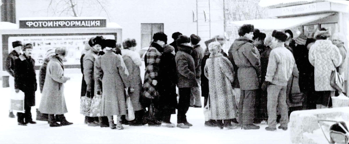 ... и, конечно, за продуктами