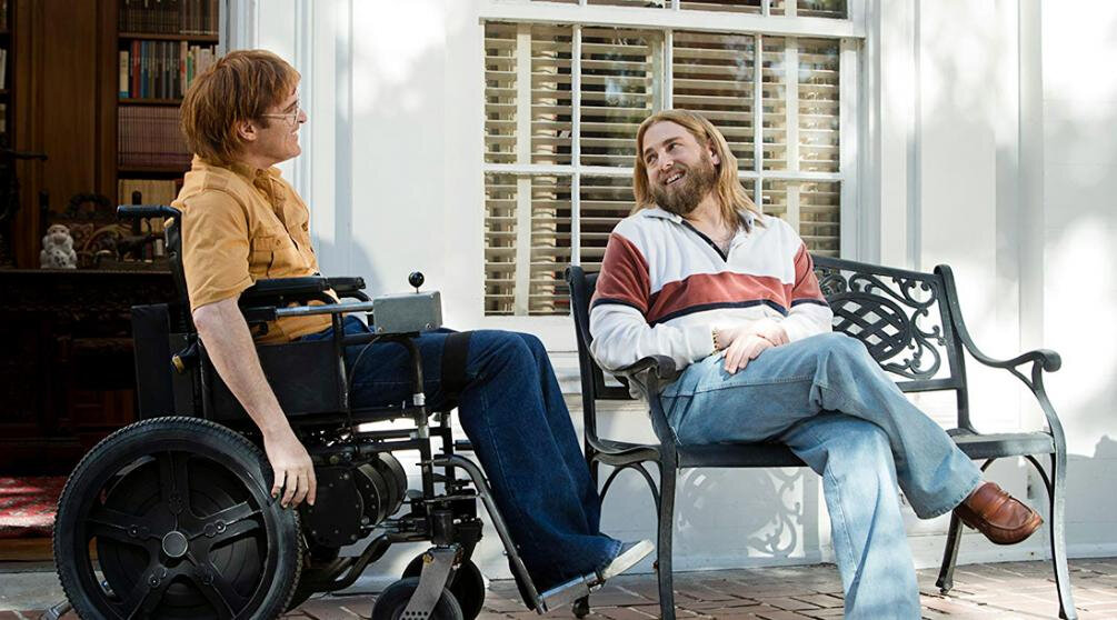 Кадр из фильма "Не волнуйся, он далеко не уйдет"