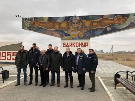 Команда МГТУ им. Н.Э. Баумана на космодроме Байконур