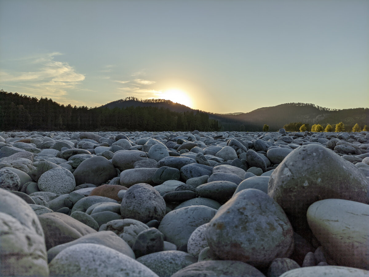 Закат на Катуни