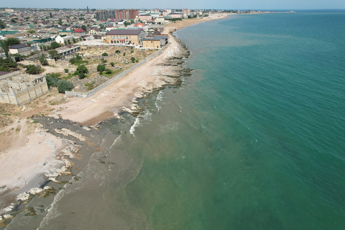 Пляжи дербента на каспийском море фото