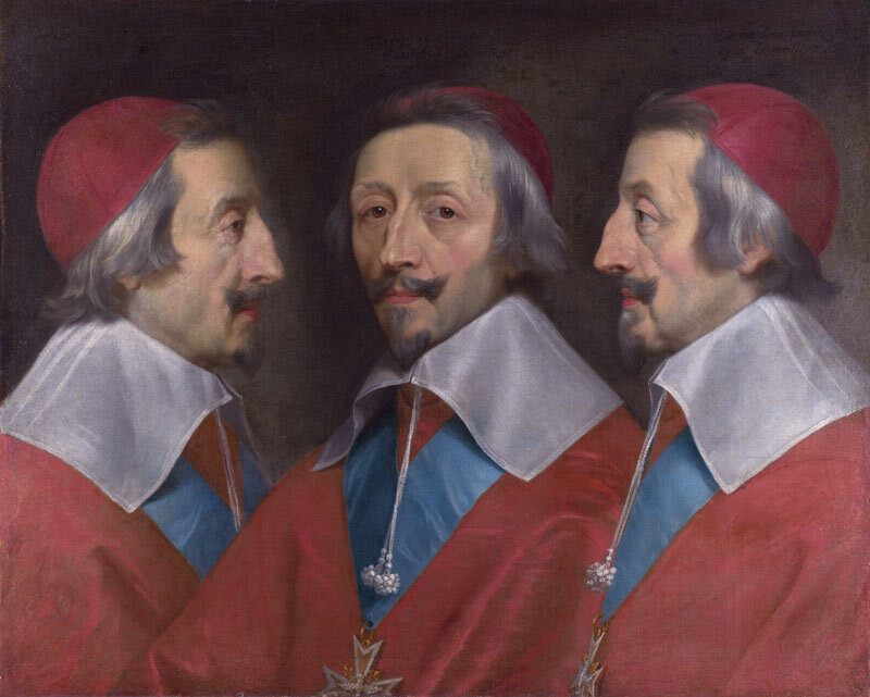 Кардинал Ришельё, став первым министром Людовика XIII, своей главной целью провозгласил величие монарха.-2