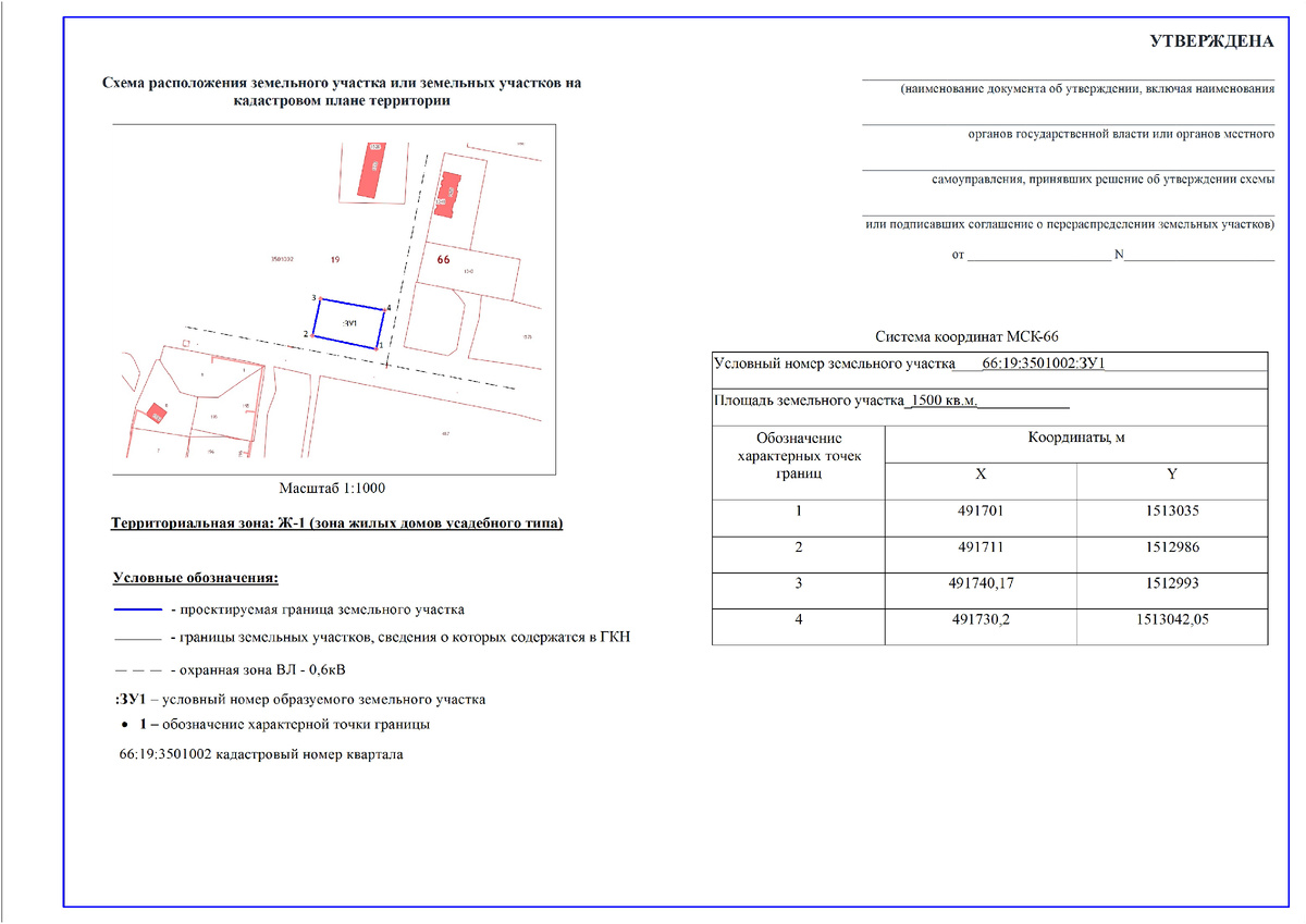 Схема участка
