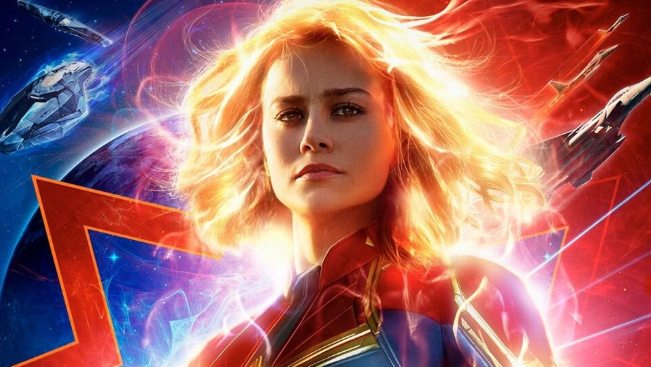Бри Ларсон в роли Капитана Марвел