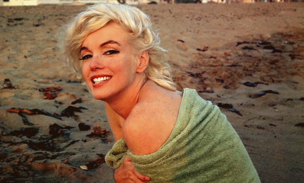 Мерилин Монро фото-сессия на пляже