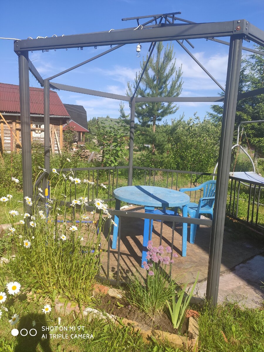 Вот такая у нас беседка