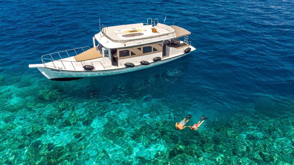 Мальдивы — лучшее место для морских прогулок и снорклинга (фото kudadoo.com)